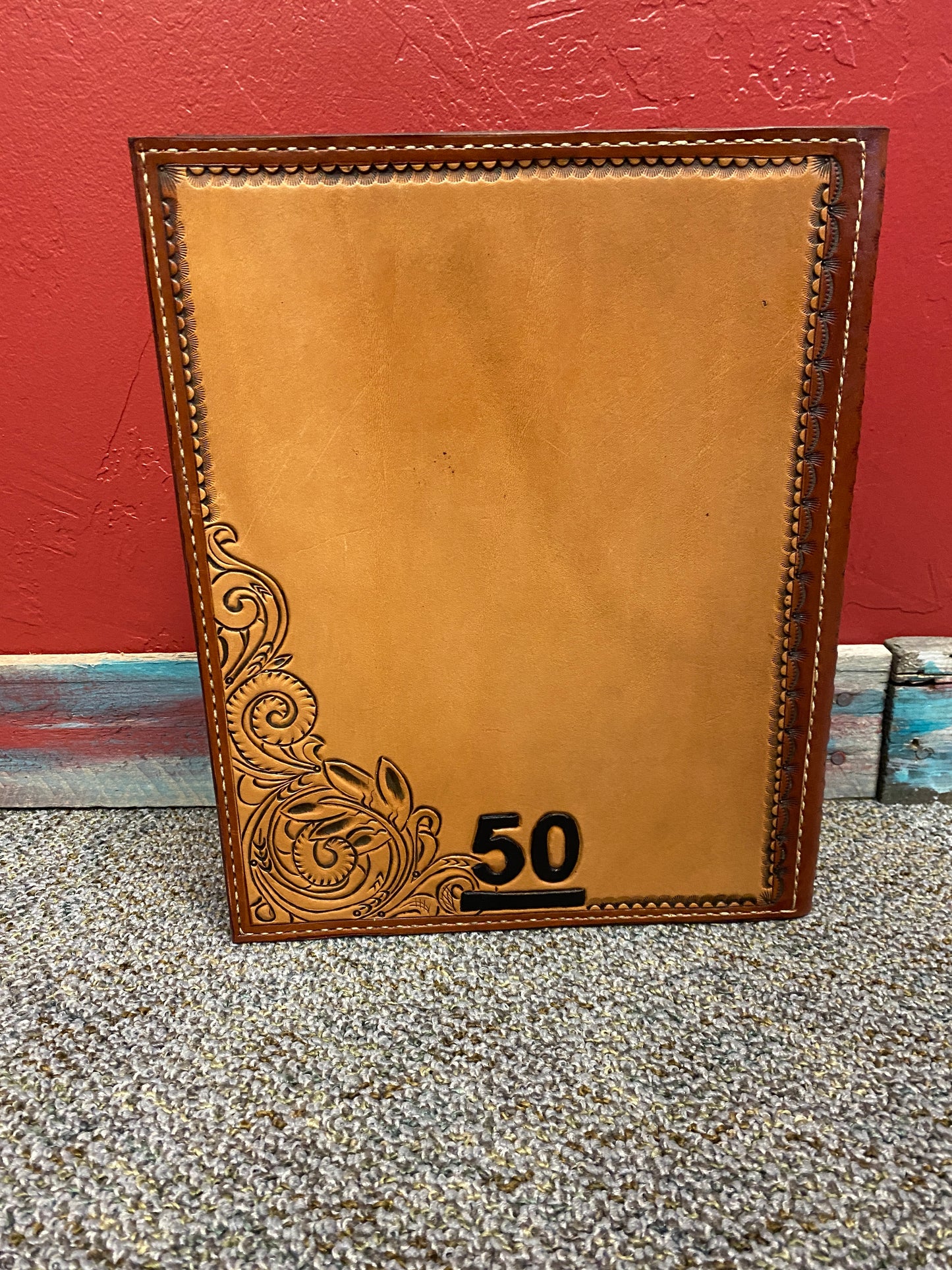 Custom Leather Padfolio
