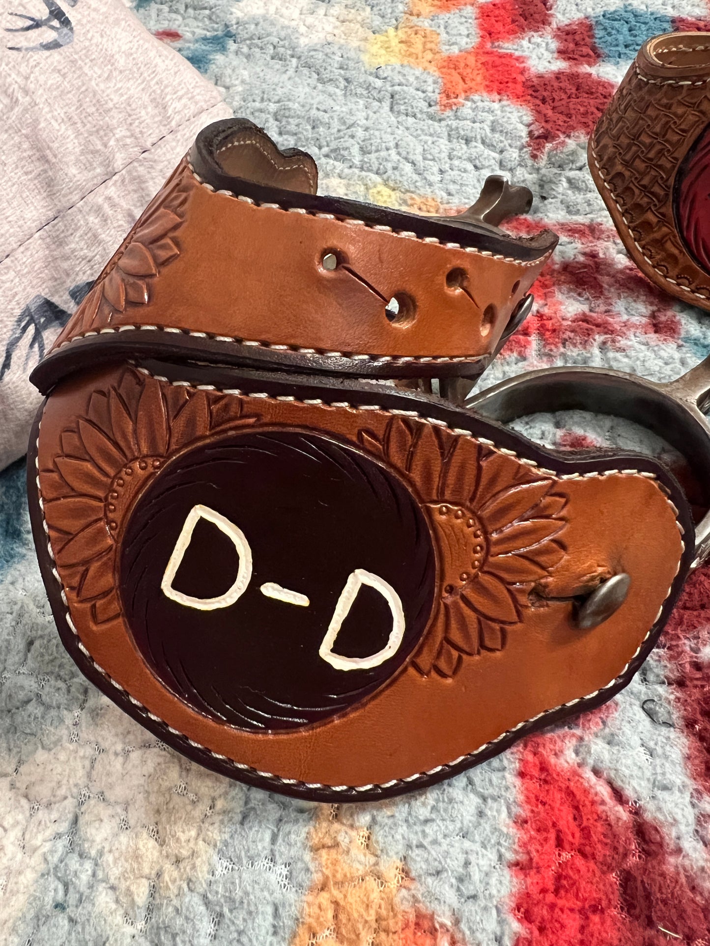 Custom Dove Wing Spur straps