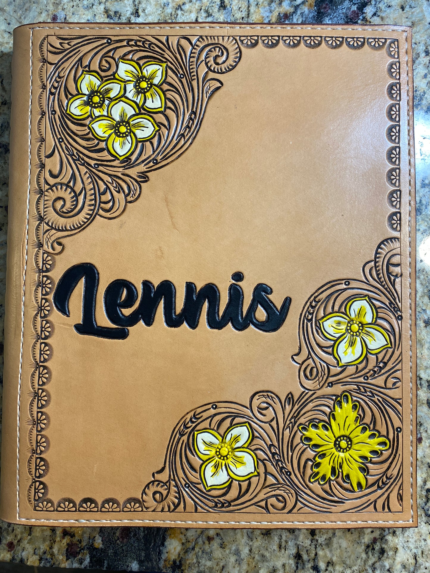 Custom Leather Padfolio