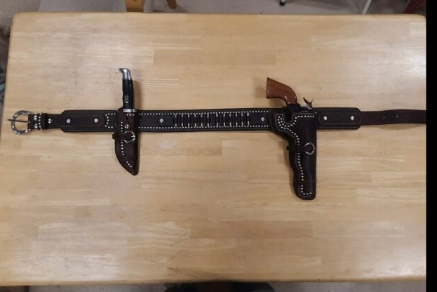 Custom Gun and Knife Belt