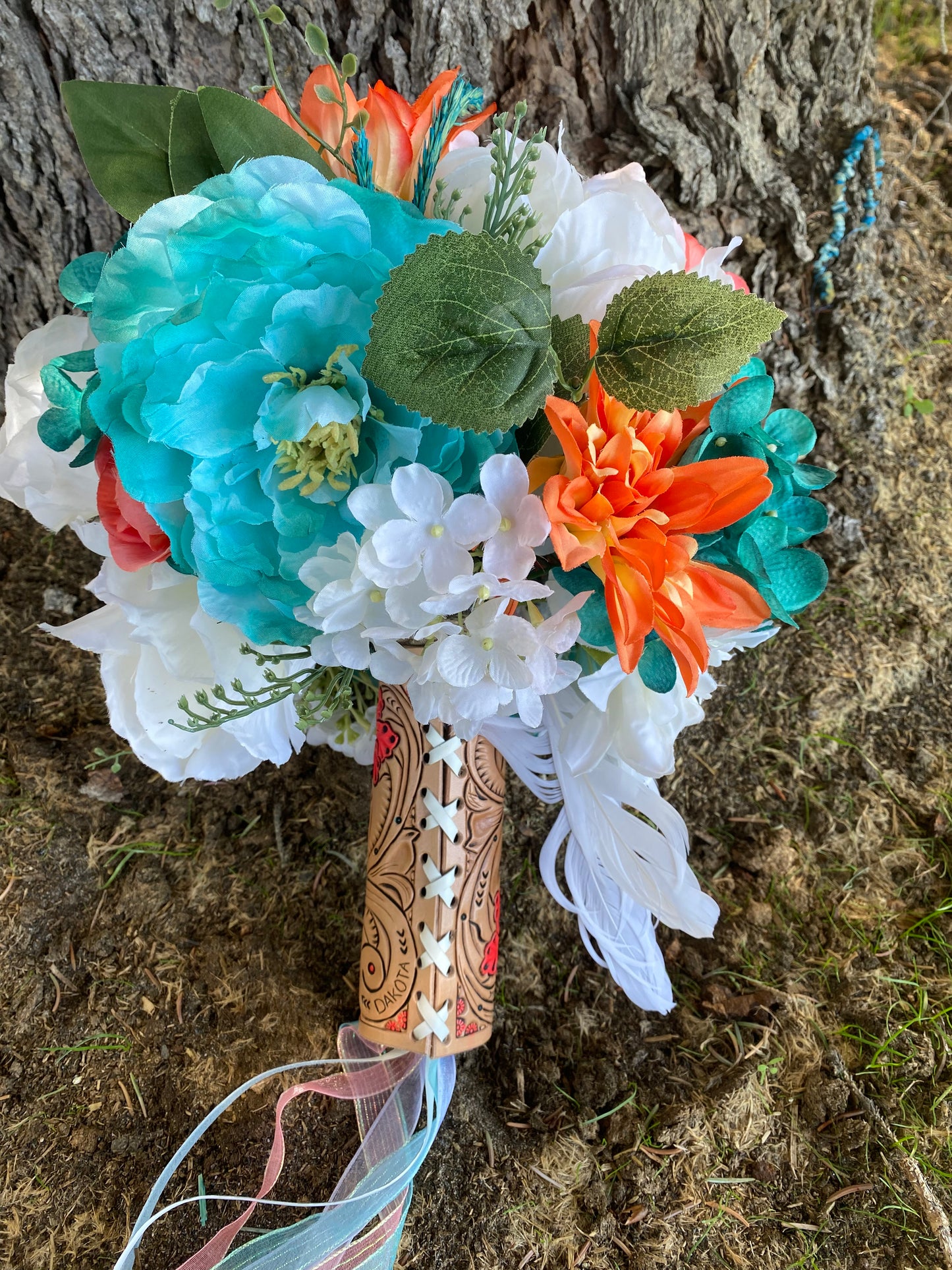 Leather Bouquet Wrap