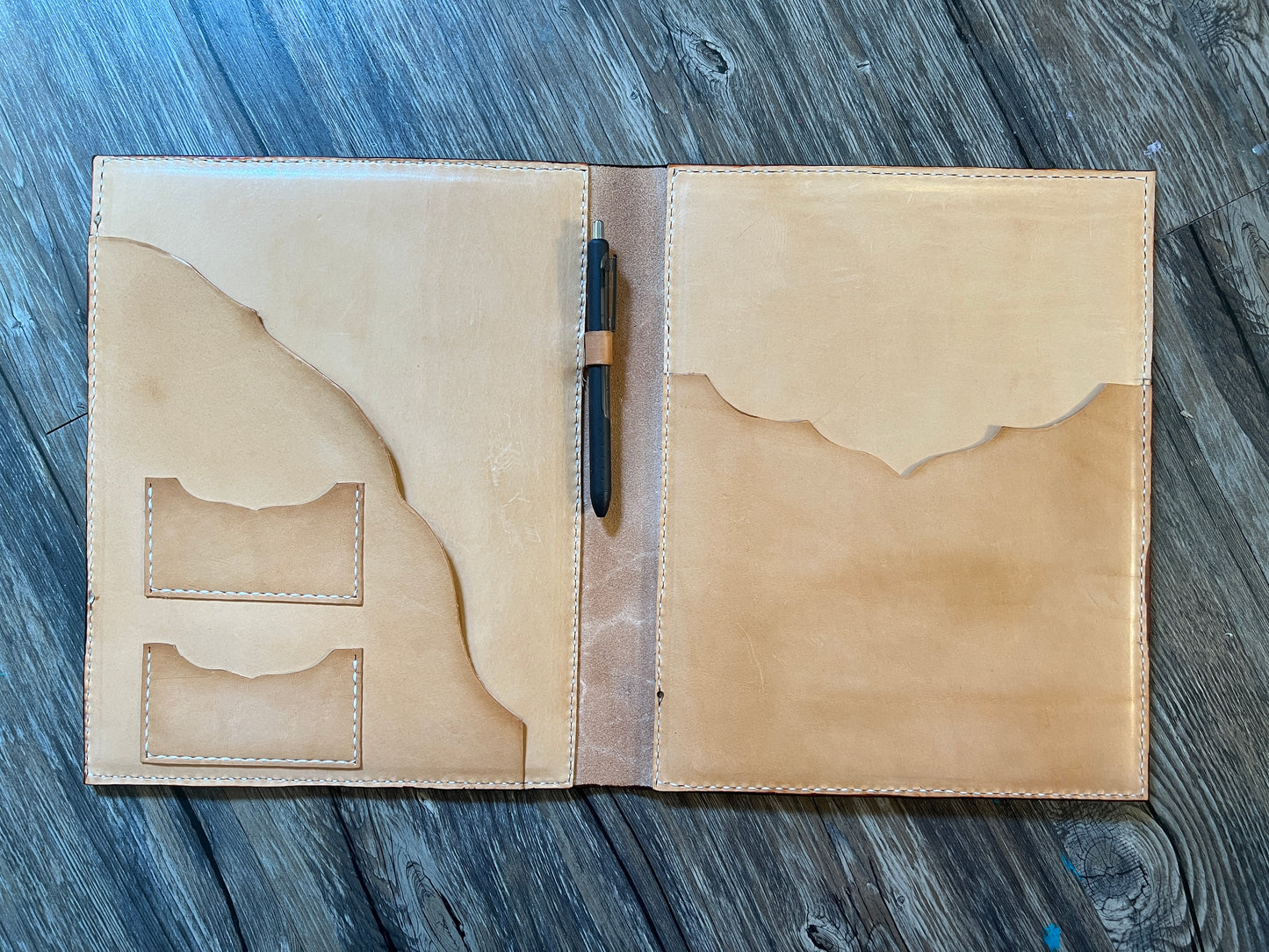 Custom Leather Padfolio