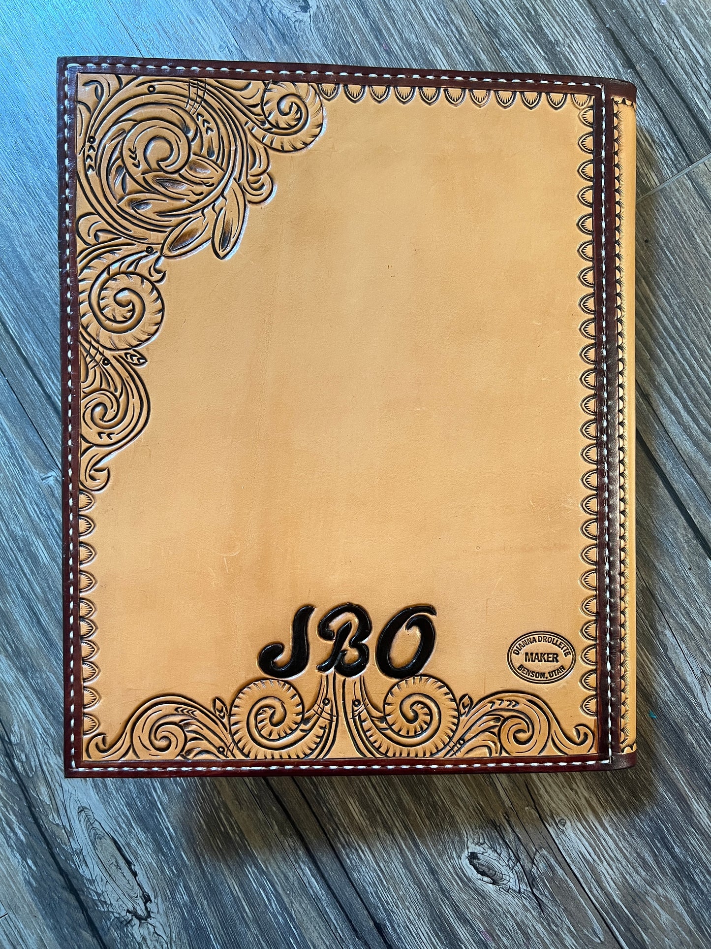 Custom Leather Padfolio