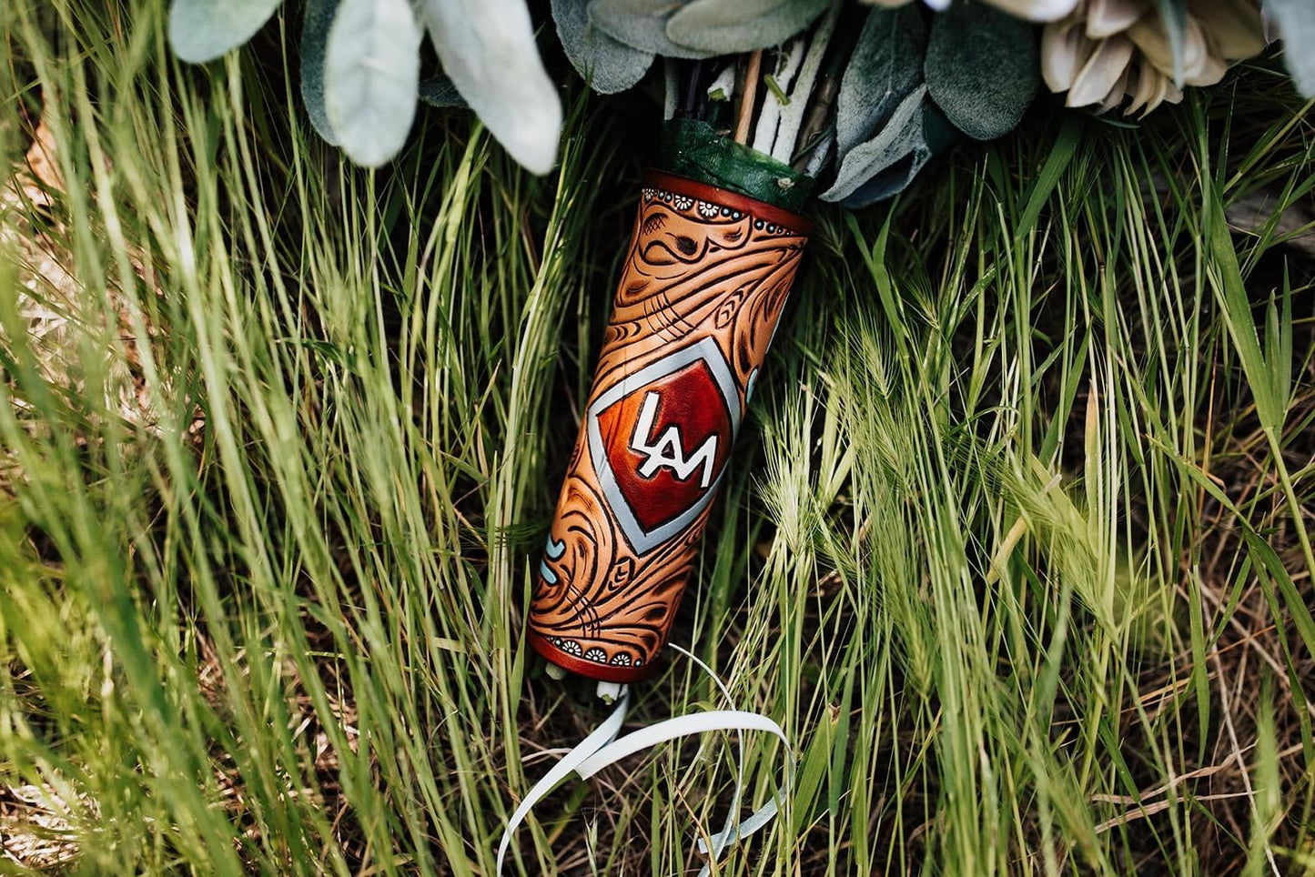 Leather Bouquet Wrap