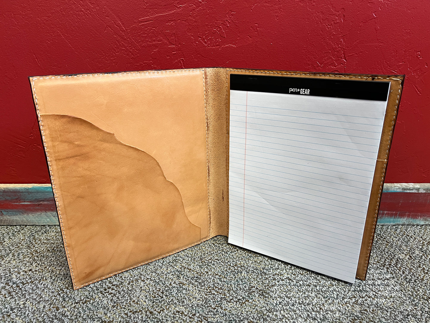 Custom Leather Padfolio