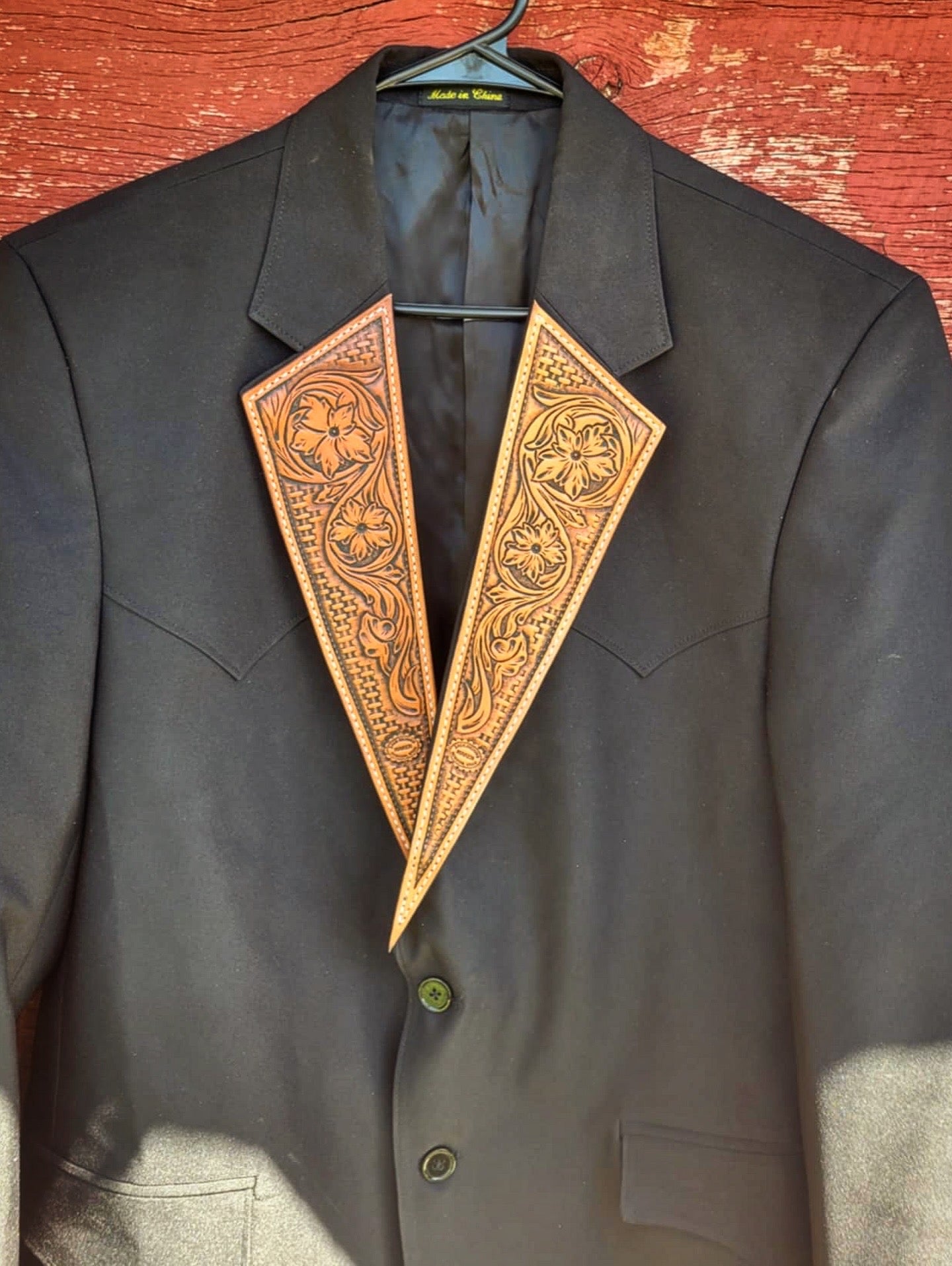 Leather Lapels for Jackets