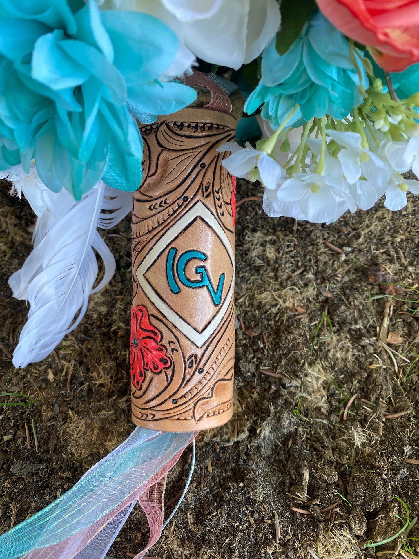 Leather Bouquet Wrap